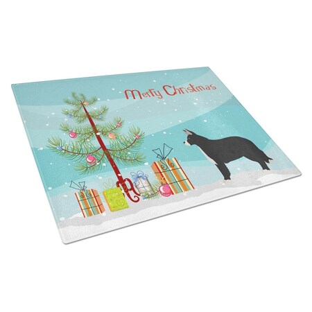 Carolines Treasures Shollie No.1 Christmas Tree Glass Cutting Board Large CK3873LCB